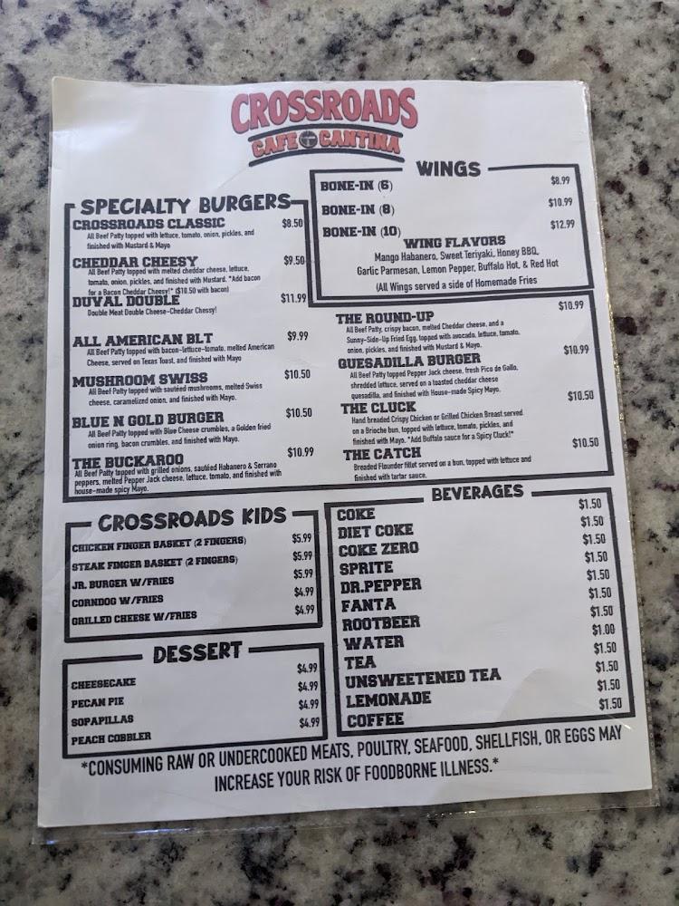 Crossroads Cafe & Cantina Menu image 3